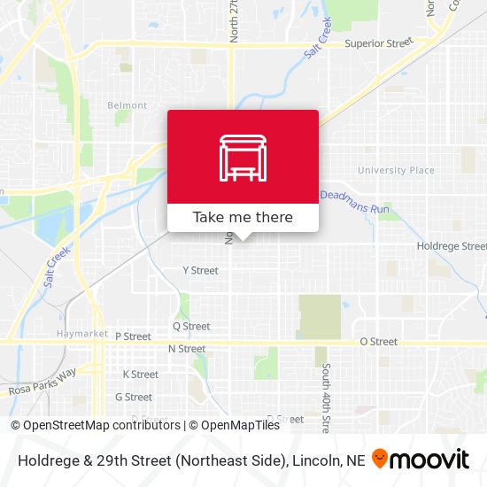 Holdrege & 29th Street (Northeast Side) map