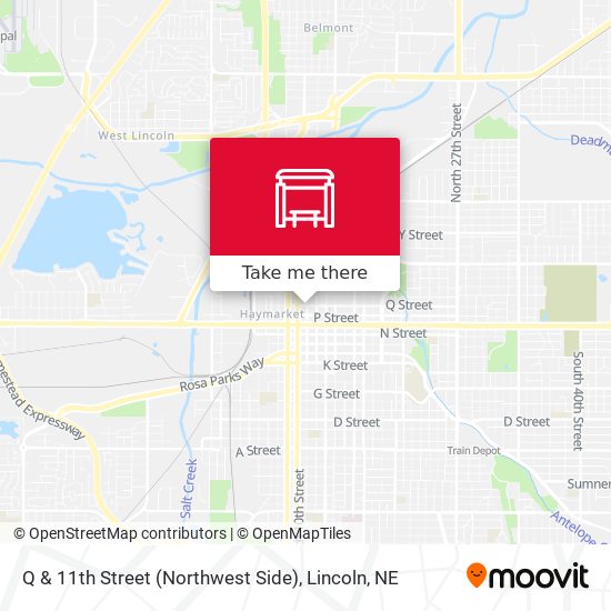 Q & 11th Street (Northwest Side) map