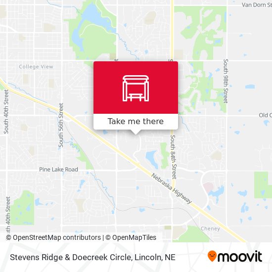 Stevens Ridge & Doecreek Circle map