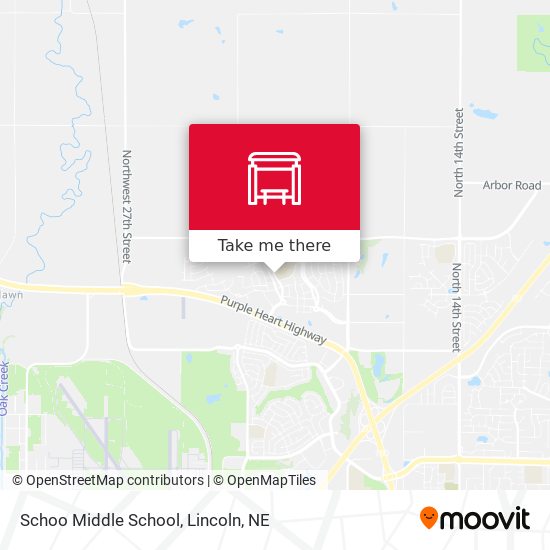 Schoo Middle School map