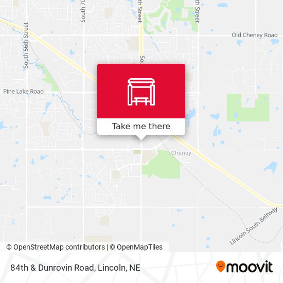 84th & Dunrovin Road map