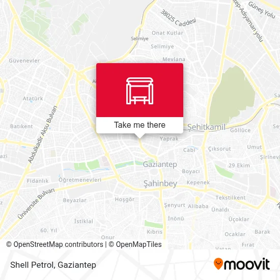 Shell Petrol map