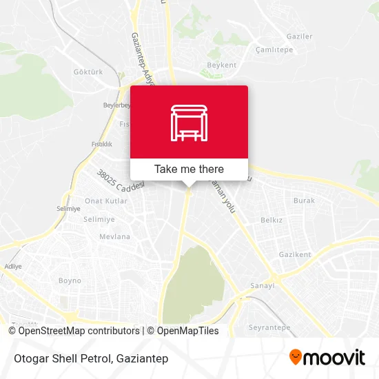 Otogar Shell Petrol map