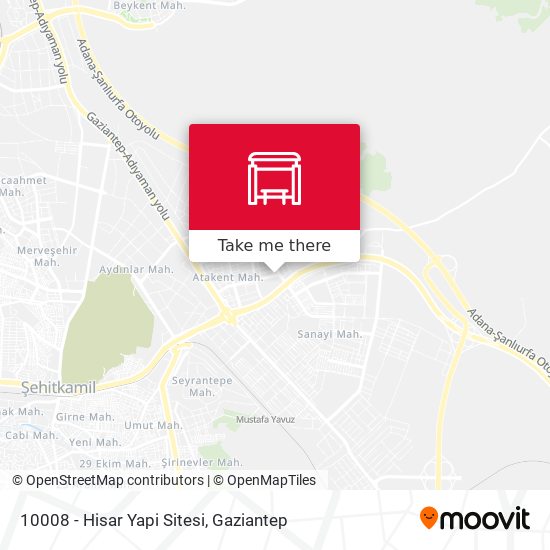 10008 - Hisar Yapi Sitesi map