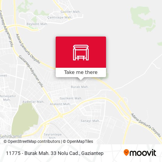11775 - Burak Mah. 33 Nolu Cad. map