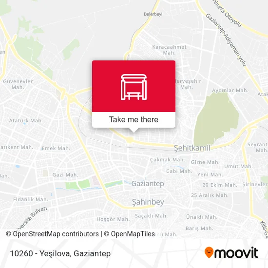 10260 - Yeşilova map