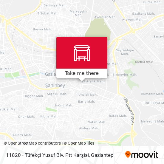 11820 - Tüfekçi Yusuf Blv. Ptt Karşisi map
