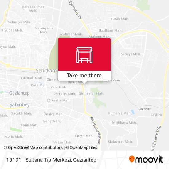 10191 - Sultana Tip Merkezi map