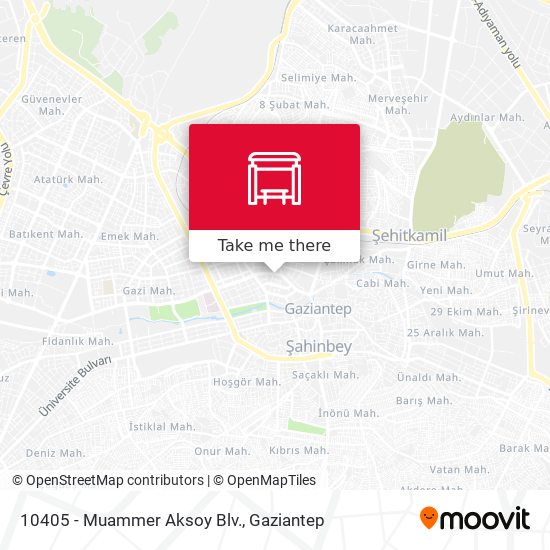 10405 - Muammer Aksoy Blv. map