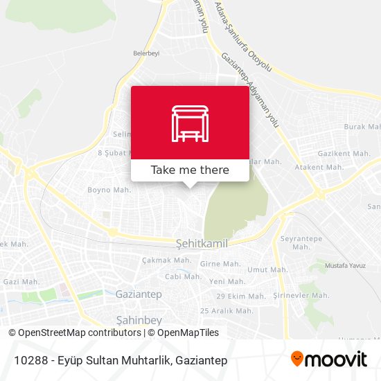 10288 - Eyüp Sultan Muhtarlik map