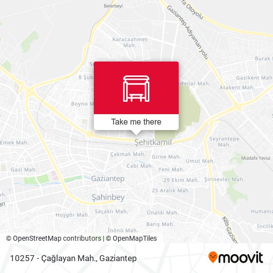 10257 - Çağlayan Mah. map