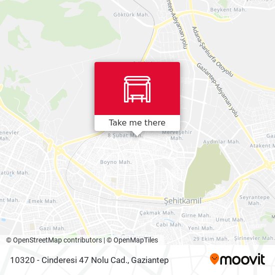 10320 - Cinderesi 47 Nolu Cad. map