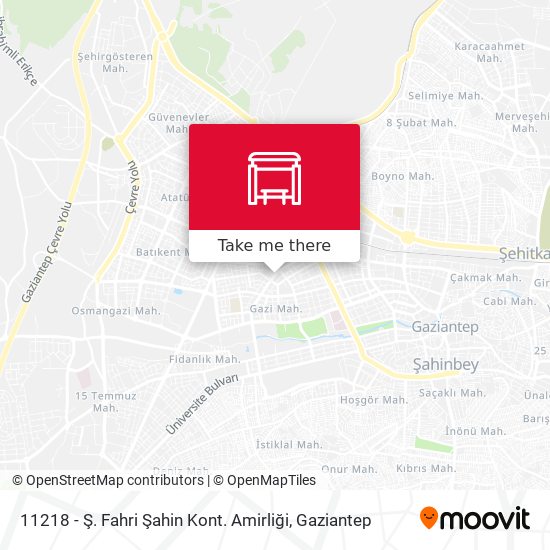 11218 - Ş. Fahri Şahin Kont. Amirliği map