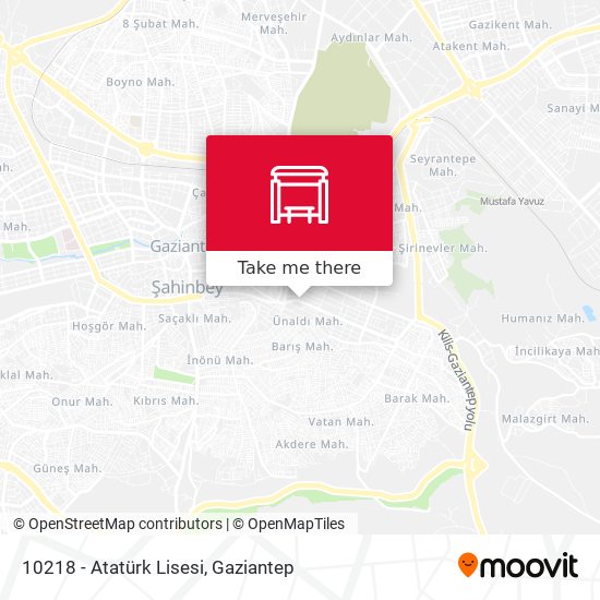 10218 - Atatürk Lisesi map