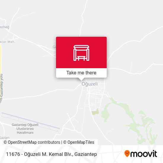 11676 - Oğuzeli M. Kemal Blv. map