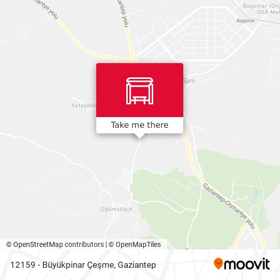 12159 - Büyükpinar Çeşme map