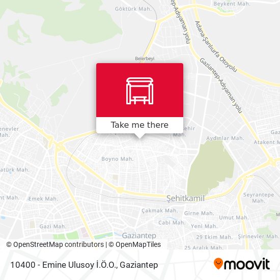10400 - Emine Ulusoy İ.Ö.O. map