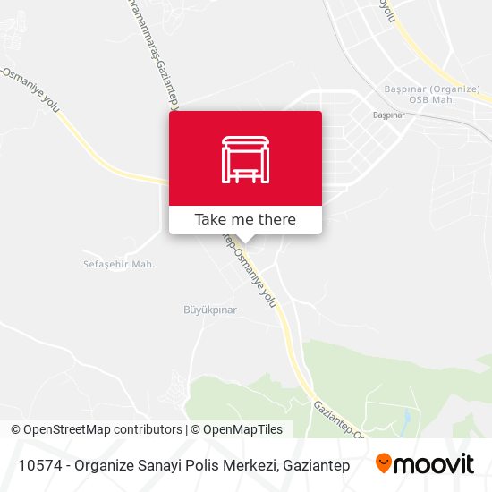 10574 - Organize Sanayi Polis Merkezi map