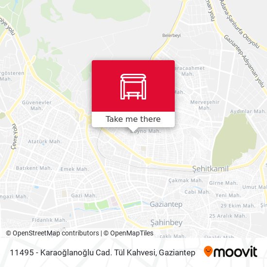 11495 - Karaoğlanoğlu Cad. Tül Kahvesi map