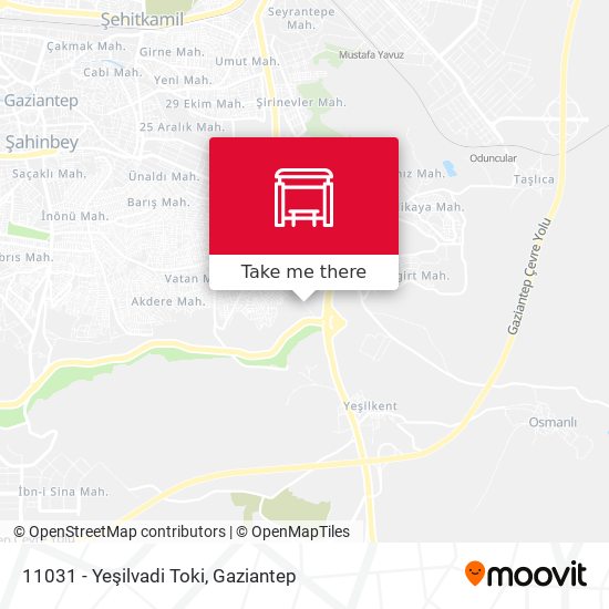 11031 - Yeşilvadi Toki map