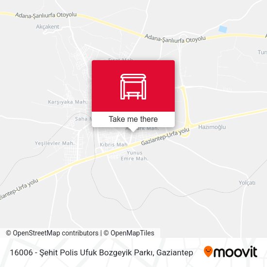 16006 - Şehit Polis Ufuk Bozgeyik Parkı map