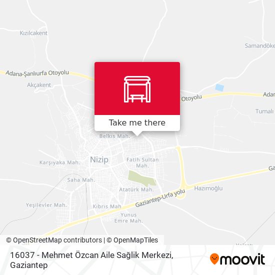 16037 - Mehmet Özcan Aile Sağlik Merkezi map