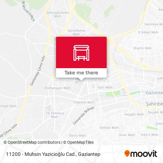 11200 - Muhsin Yazicioğlu Cad. map