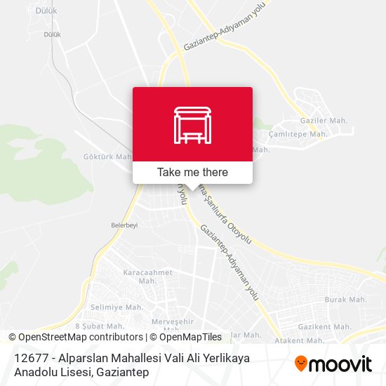12677 - Alparslan Mahallesi Vali Ali Yerlikaya Anadolu Lisesi map