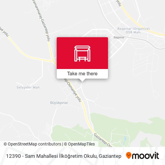 12390 - Sam Mahallesi İlköğretim Okulu map