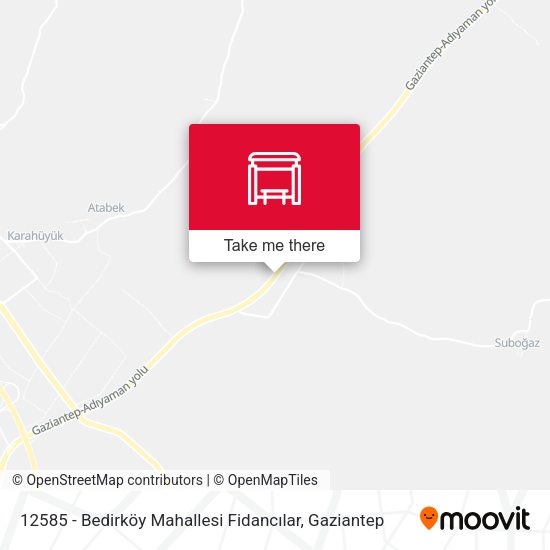 12585 - Bedirköy Mahallesi Fidancılar map