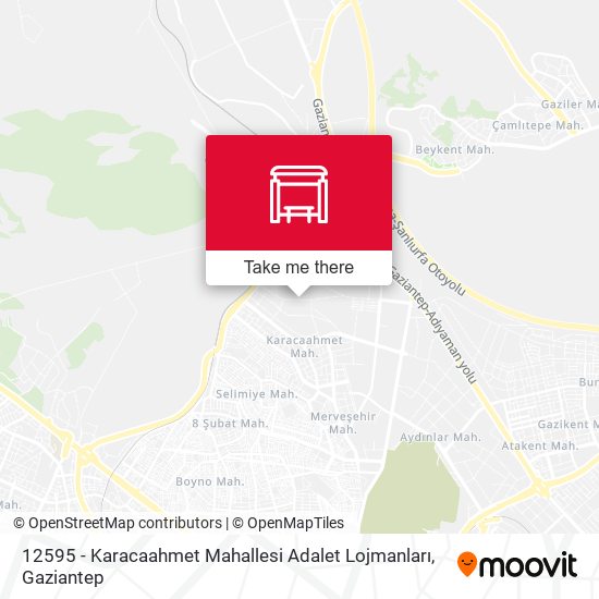 12595 - Karacaahmet Mahallesi Adalet Lojmanları map
