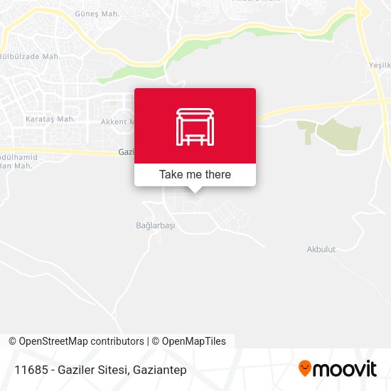11685 - Gaziler Sitesi map