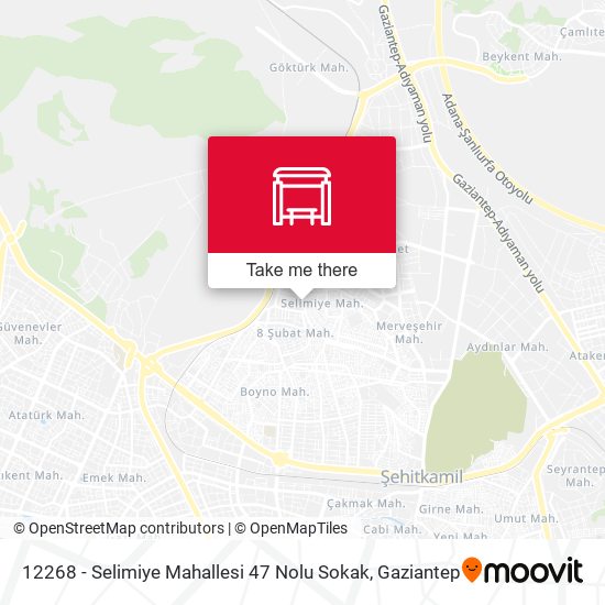 12268 - Selimiye Mahallesi 47 Nolu Sokak map