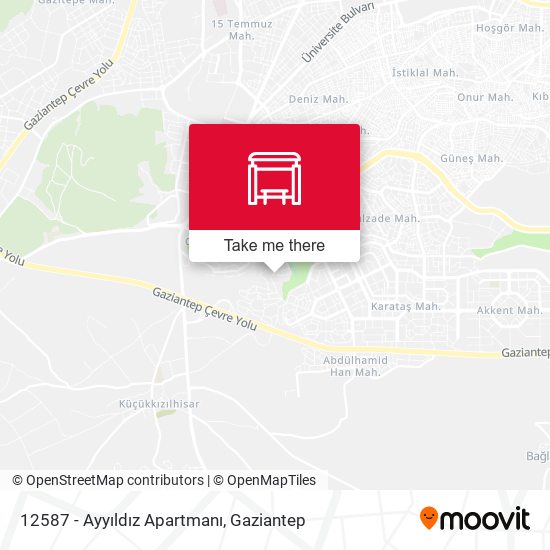 12587 - Ayyıldız Apartmanı map