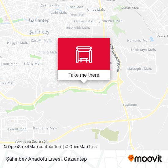 Şahinbey Anadolu Lisesi map