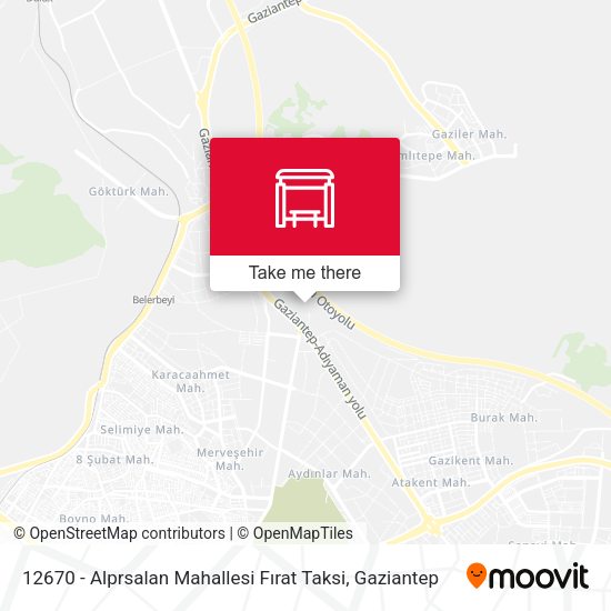 12670 - Alprsalan Mahallesi Fırat Taksi map