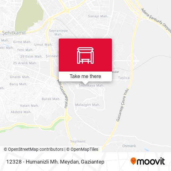 12328 - Humanizli Mh. Meydan map