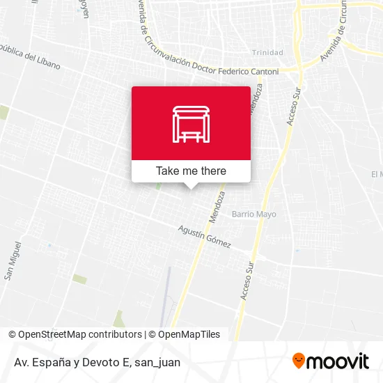 Av. España y Devoto E map