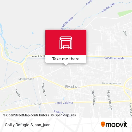 Coll y Refugio S map