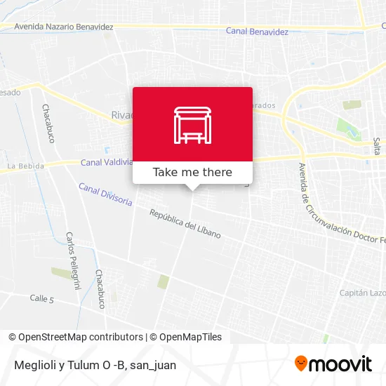 Meglioli y Tulum O -B map