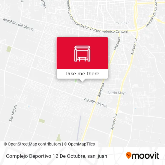 Complejo Deportivo 12 De Octubre map