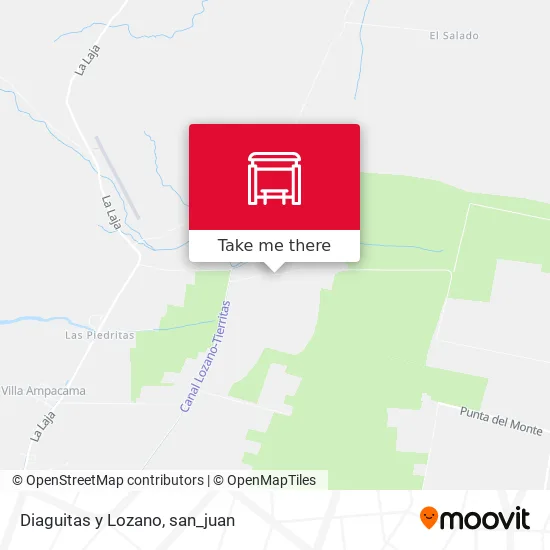 Diaguitas y Lozano map