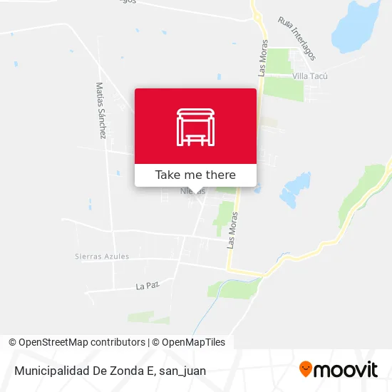 Municipalidad De Zonda E map