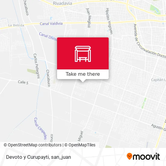 Devoto y Curupayti map