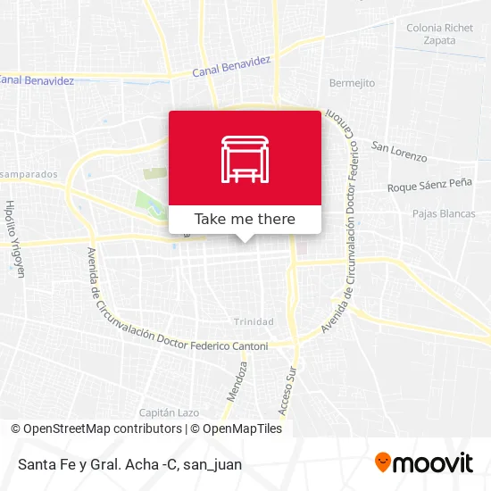 Santa Fe y Gral. Acha -C map