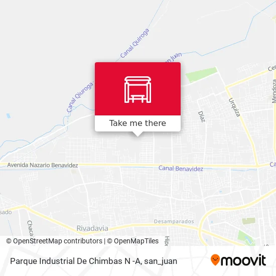 Parque Industrial De Chimbas N -A map