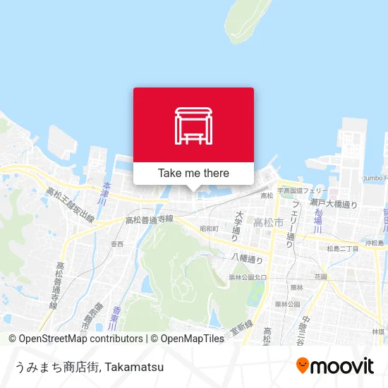 うみまち商店街 map