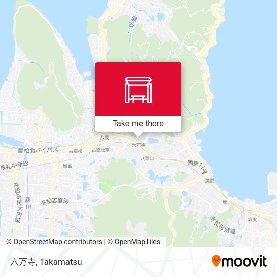 六万寺 map
