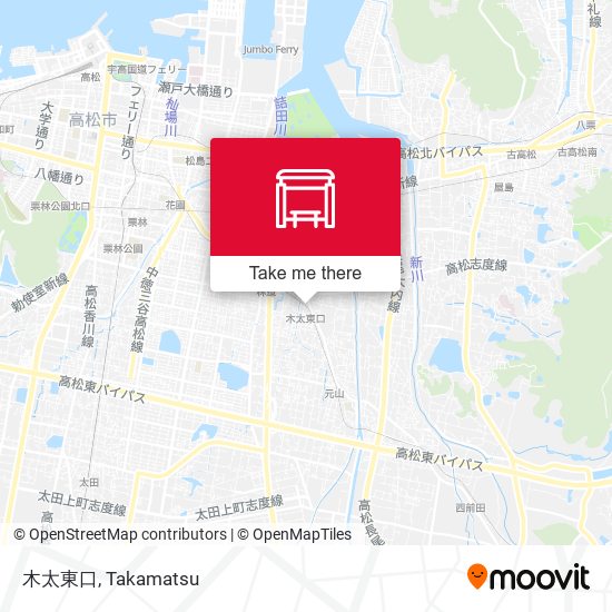 木太東口 map
