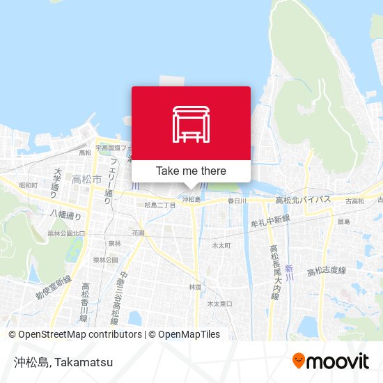 沖松島 map